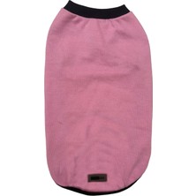 Yeni Sezon Köpek ve Kedi Kıyafeti - Düz Pembe Xl Beden