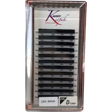 Kaşmir Kirpik Çek- Bırak D Kıvrım 0.05 mm 10 Numara Tek Boy Kirpik