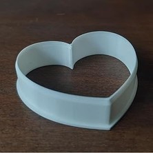 Mizaku Kalp Şeklinde Kurabiye Kalıbı 10CM Büyük Boy