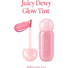 Dasique Parlak Bitişli & Hafif Renkli Nemlendirici Etkili Tint Juicy Dewy Glow Tint (08 Berry Latte)