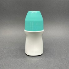 50 ml Plastik Roll-On Şişesi - Turkuaz Kapaklı Bilyeli Takım - 50 cc Koltukaltı Roll-On Şişesi x 3 Adet