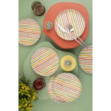 Kütahya Porselen Moderna 6 Kişilik 19 cm Pasta Takımı Barcod