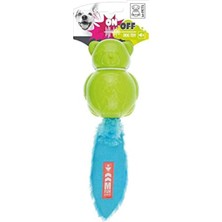 M-Pets On/off Teddy Köpekler Için Kauçuk Oyuncak Blue/green