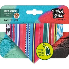 M-Pets Urban Style Jazz Strıpes Bandana Collar (Xs)