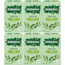 Doğadan Yeşil Çay Sade x 6 Adet
