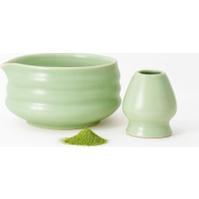 Seramik Chawan Matcha Çayı Köpürtme Kasesi ve Whisk Matcha Tutucu MT216