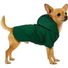 Mpz Pets Kedi ve Köpek Kıyafeti & Elbisesi Yağmurluğu Yeşil Fileli Yağmurluk Xs