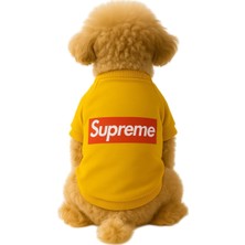 Mpz Pets Kedi ve Köpek Kıyafeti & Elbisesi Sarı Sweatshirt Supreme Xl