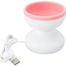 Makeup Brush Cleaner Makyaj Fırça Temizleme Makinesi USB Çalışma - Silikon Tırtıklı Hazne (5324)