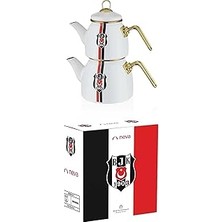 Dekomus ile Beşiktaş Emaye Çaydanlık Takımı