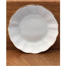 Porland Çay Tabağı 6'lı Sedef Altın Yaldızlı 869292M623V85