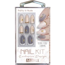 Mara Kozmetik Nail Kit Pretty In Nude Takma Tırnak 1 Paket (1 x 250 G)