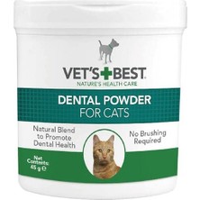 Vet's Best Kediler Için Deniz ve Spirulina Yosunu Özlü Plak ve Tartar Önleyici Ağız Bakım Tozu 45GR