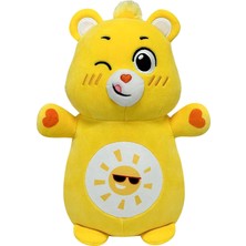 Squishmallows Orijinal Bakım Ayıları 10" Funshine Bear Hugmees - Ultrasoft Resmi Jazwares Peluş (Orta Boy)