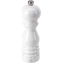 Peugeot Paris Manuel Tuz Değirmeni, Öğütme Derecesi Ayarı U'select, Yükseklik: 18 Cm, Ahşap, Beyaz, 27810