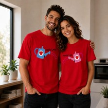 Vodexa Ünisex Oversize T-Shirt Dads Love Baskılı %100 Pamuk Tişört Rahat Kalıp (Tekli Satılmaktadır)