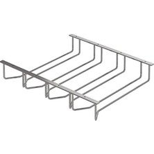 Starax Krom Kadeh Askısı 4 Bölmeli (S-4043-C) Krom Tek Ebat Zsx S-4043-C