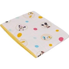 Taç 1500187685 Disney Mickey Baby Pamuk Lisanslı Müslin Battaniye, Çok Renkli
