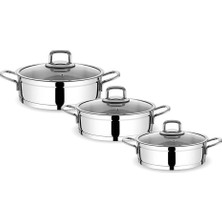 Fms Silindir 6 Parça Çelik Omlet Set Metal 5009
