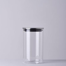 Linens Basic Cam-Metal Kapak 10X10X17 cm Kavanoz