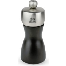 Peugeot 21283 Fidji Karabiber Değirmeni, Ahşap, 5,2 x 5,2 x 12 Cm, Mat Siyah