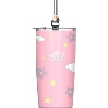 Miniso We Bare Bears Lisanslı Pipetli Termos (530ML) - Panda