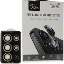 Magicool Joko Samsung Galaxy S24 Ultra Pvd Metal Kamera Lens - Gold