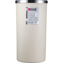 Primanova Lenox 35 Lt Çöp Kovası, Kapaklı, 30 x 56 Cm, Bej