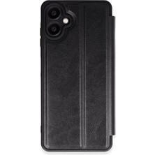 Bezos A06 Flip Cover - Siyah