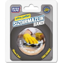 Boss Tape Firin Kenari Seffaf Sizdirmazlik Bandi, 30 mm x 3 M, Seffaf