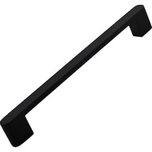 Uhud Kulp 160 mm Siyah Metal Mutfak Mobilya Çekmece Mutfak Dolap Dolabı Kulpları Kapak Kulbu 16 cm