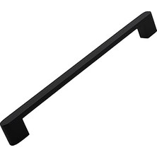 Uhud Kulp 192 mm Siyah Metal Mutfak Mobilya Çekmece Mutfak Dolap Dolabı Kulpları Kapak Kulbu 19.2 cm