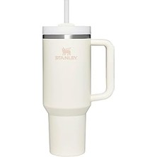 Stanley Quencher Pipetli Termos Bardak, 1.18 Litre, Krem