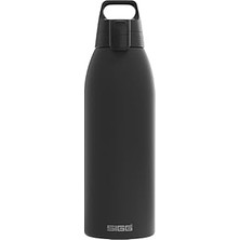Sıgg - Yalıtımlı Içecek Şişesi – Termos Shield Therm One Black – Gazlı Içecekler – Sızdırmaz – Bulaşık Makinesinde Yıkanabilir – Bpa Içermez –%90 Geri Dönüştürülmüş Paslanmaz Çelik – Siyah – 1,5 L