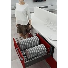 Tify Çekmece Içi Tabaklık 27CMX48CM, Antresit (3cm En ve 6 cm Boydan Kesilebilir)