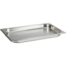 Paslanmaz Çelik Gastronom/gastronorm Küvet Gn 1/1-20 (53 x 32,5 x 2 Cm)