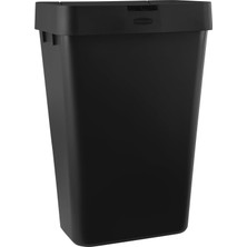 Rubbermaid Dokunmatik Kapaklı Mutfak Çöp Kovası, 12,2 Galon, Siyah, Ev/mutfak/daire/garaj Için Çöp Konteyneri
