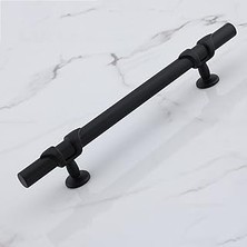 10 Adet Maça Siyah Metal Kulp 128 Mm-12,8 cm Mobilya Çekmece Mutfak Dolabı Dolap Kulplar Kulbu Kulpu