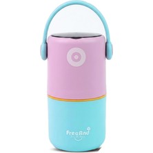 820 ml Sızdırmaz 2 Kaseli 304 Paslanmaz Çelik Lunch Box Yeni Nesil Sefer Tası Kaşıklı Askılı -1267820