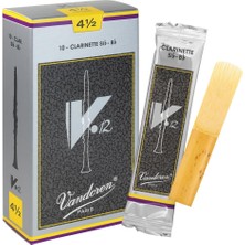 Vandoren CR1945 V12 Bb Klarnet Yaprakları (Kalınlık 4,5), 10 Adet
