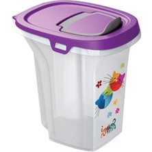 Moderna Friends 6 Lt Fuşya Mama Saklama Kabı