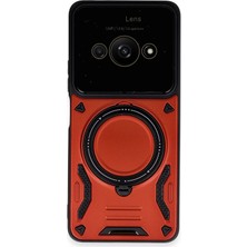 Bezos C61 Joy Lens Standlı Kapak - Kırmızı