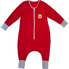 Yorni, Nakışlı, Uzun Kollu, Oeko-Tex Mikro Polar, Bebek Çocuk Uyku Tulumu, Unisex, Tog 2