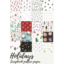 Independently Published Holiday Themed Scrapbook Paper