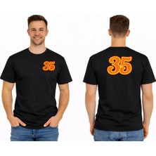 Vodexa Ünisex Oversize T-Shirt 35 Izmir Baskılı %100 Pamuk Tişört Rahat Kalıp