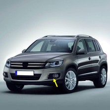 Ön Tampon Sol Sis Farı Çerçevesi Krom 5N0853665H Vw Tiguan ile Uyumlu 2012-2015