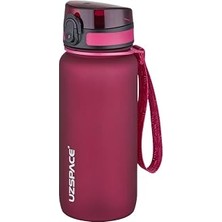 Uzspace Kilitli Kapak 650 ml Kırılmaz Kırmızı Tritan Matara