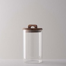 Linens Handle Cam-Akasya Kapak 10X10X19 cm Kavanoz