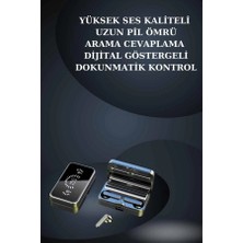 Vintessy Bileklikli Amoled Ekran Akıllı Saat ve Dijital Göstergeli Kablosuz Bluetooth Kulaklık Anc/ Enc