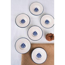 Tabakevi Tabak Evi Porselen Stella Çay Tabağı Seti 12CM 6 Parça BNS6CTPRS1214